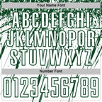 Custom White Green Splash Sports Sublimation Soccer Uniform Jersey