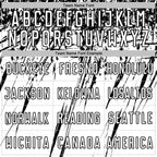 Custom White Black Splash Sports Sublimation Soccer Uniform Jersey