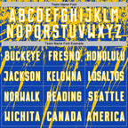 Custom Thunder Blue White-Yellow Splash Sports Sublimation Soccer Uniform Jersey