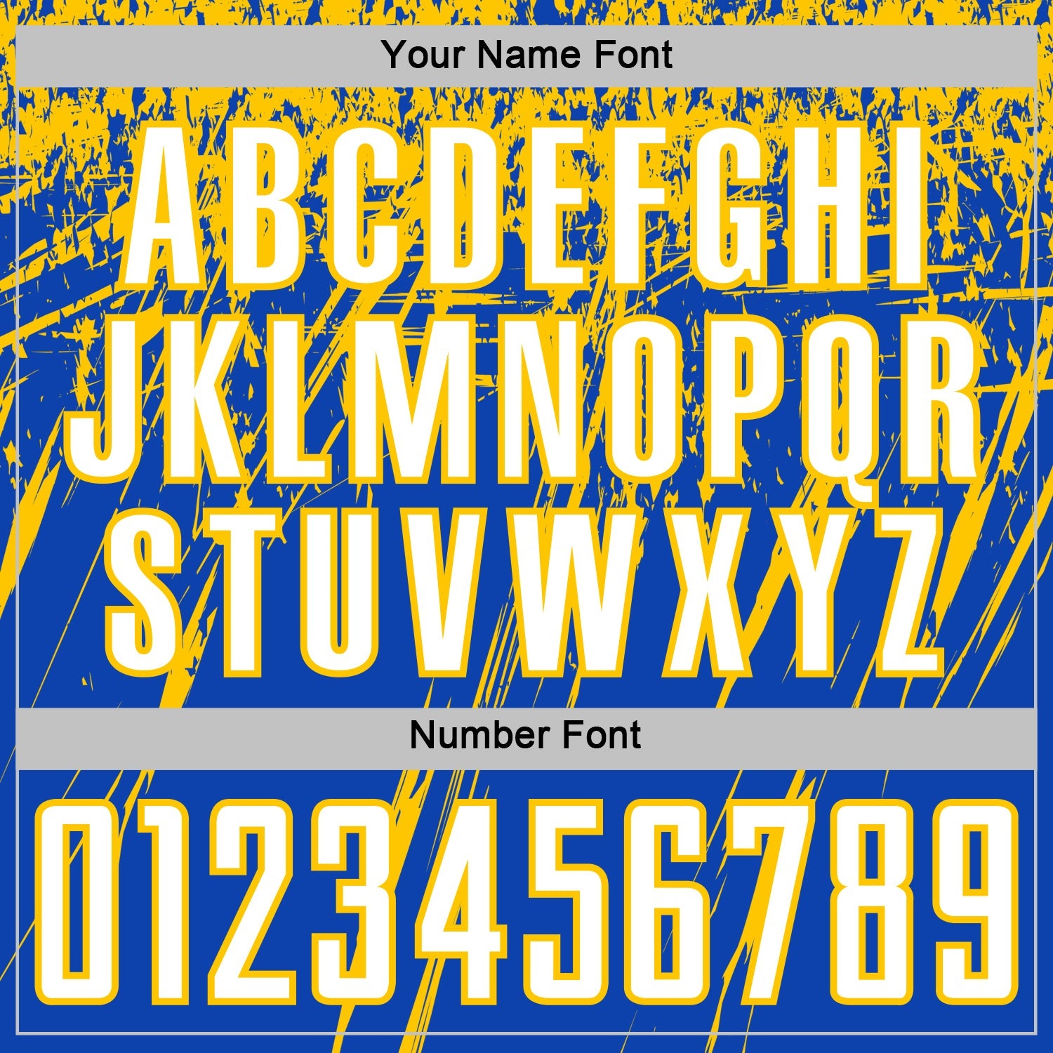 Custom Thunder Blue White-Yellow Splash Sports Sublimation Soccer Uniform Jersey