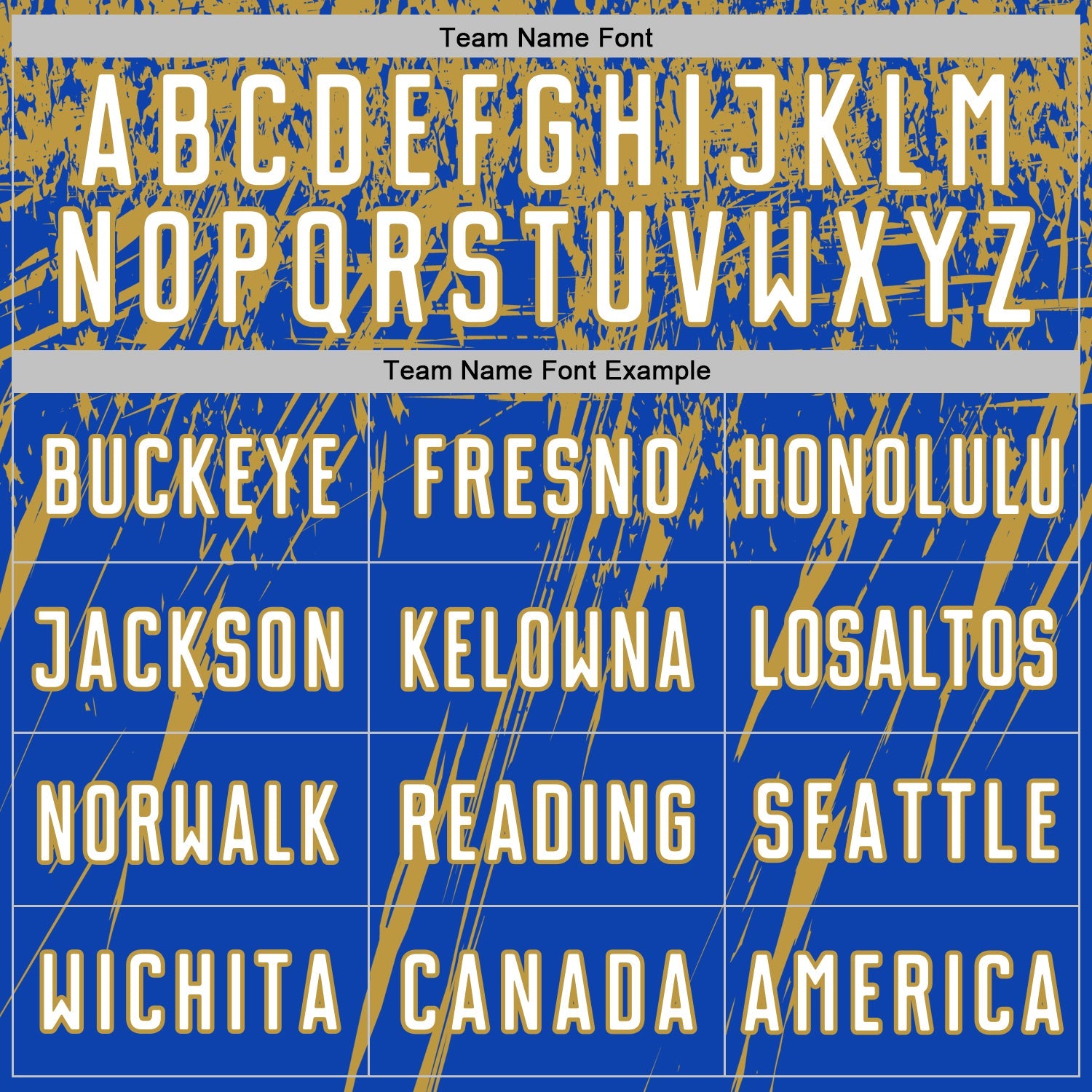 Custom Thunder Blue White-Old Gold Splash Sports Sublimation Soccer Uniform Jersey