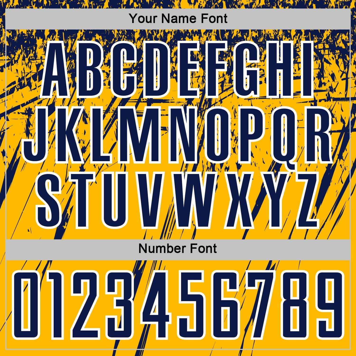 Custom Gold Navy-White Splash Sports Sublimation Soccer Uniform Jersey