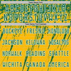 Custom Gold Kelly Green-White Splash Sports Sublimation Soccer Uniform Jersey