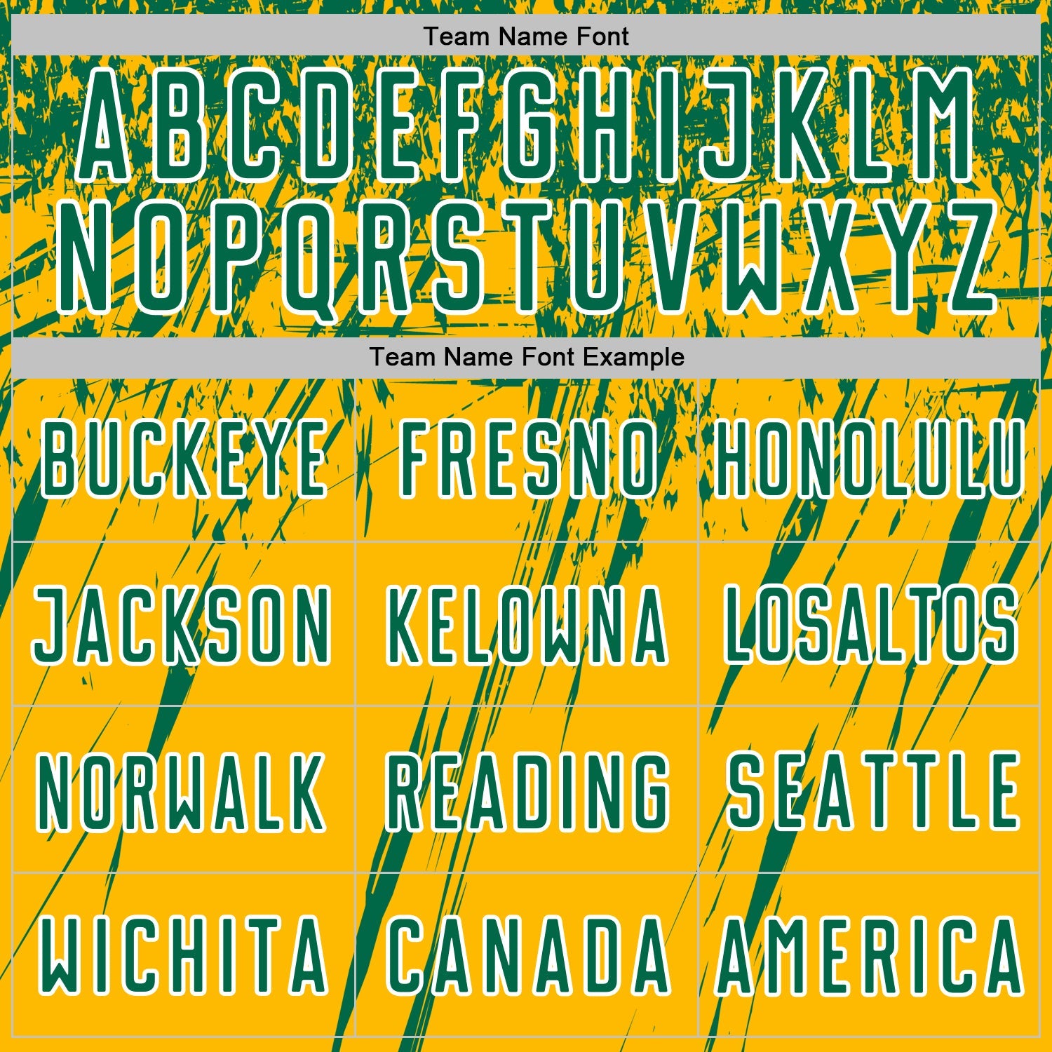 Custom Gold Kelly Green-White Splash Sports Sublimation Soccer Uniform Jersey