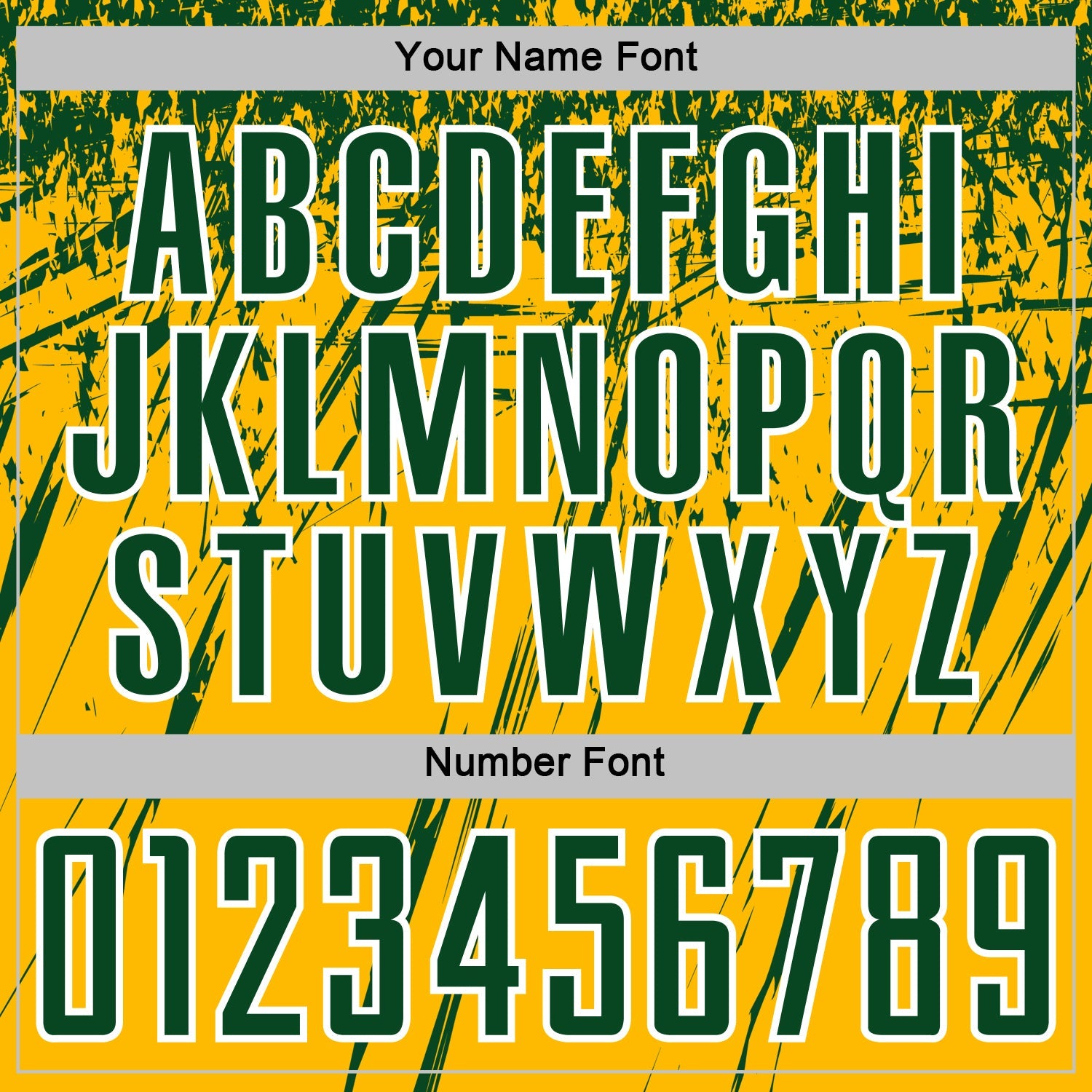 Custom Gold Green-White Splash Sports Sublimation Soccer Uniform Jersey