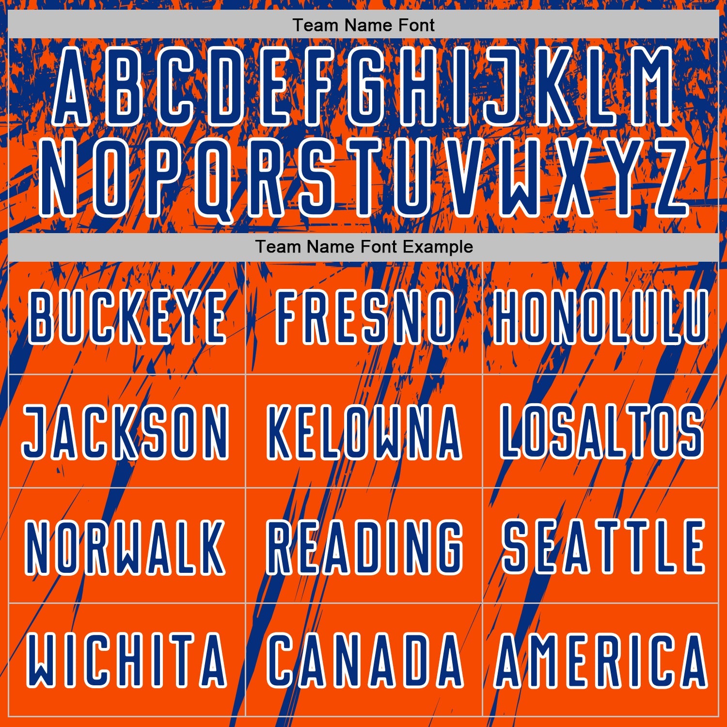 Custom Orange Royal-White Splash Sports Sublimation Soccer Uniform Jersey