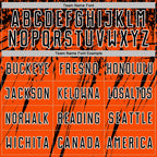 Custom Orange Black-White Splash Sports Sublimation Soccer Uniform Jersey