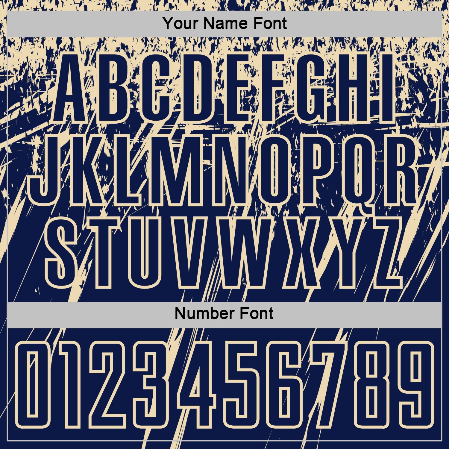 Custom Navy Cream Splash Sports Sublimation Soccer Uniform Jersey