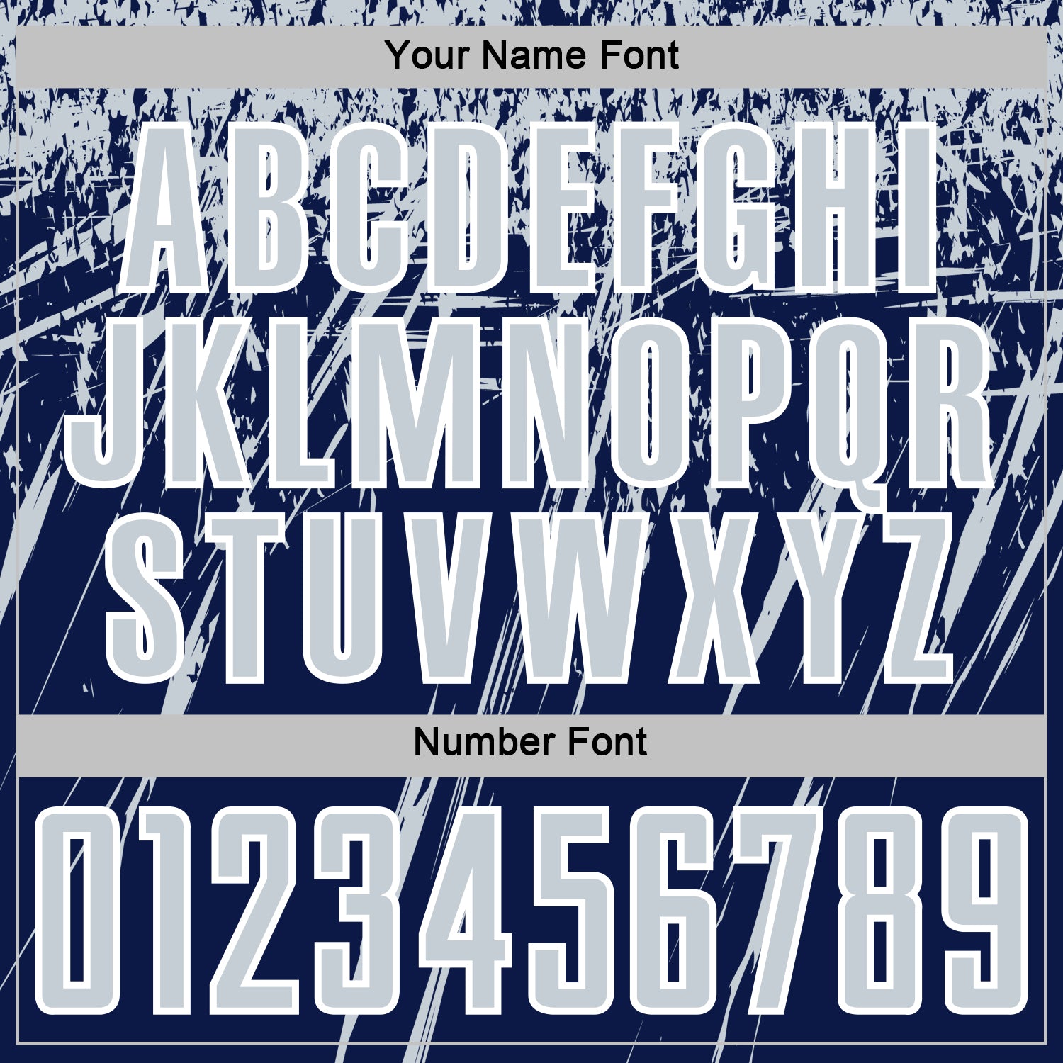 Custom Navy Silver-White Splash Sports Sublimation Soccer Uniform Jersey