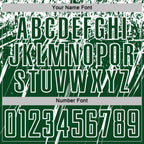 Custom Green White Splash Sports Sublimation Soccer Uniform Jersey