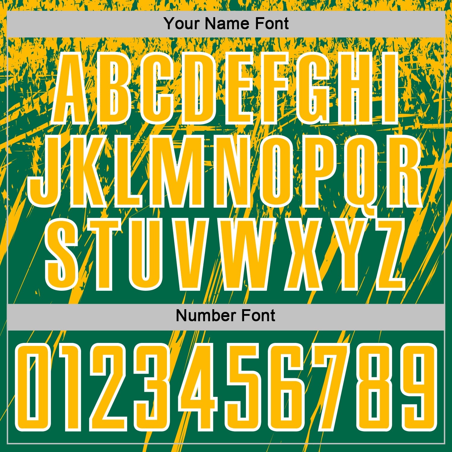 Custom Kelly Green Gold-White Splash Sports Sublimation Soccer Uniform Jersey