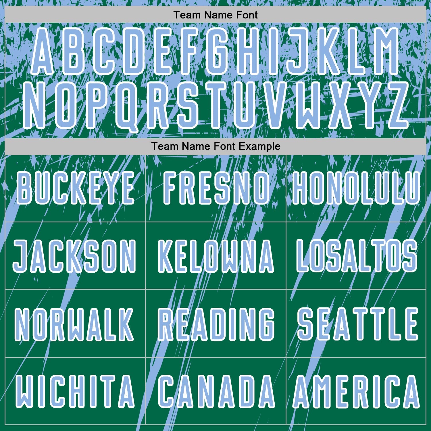 Custom Kelly Green Light Blue-White Splash Sports Sublimation Soccer Uniform Jersey