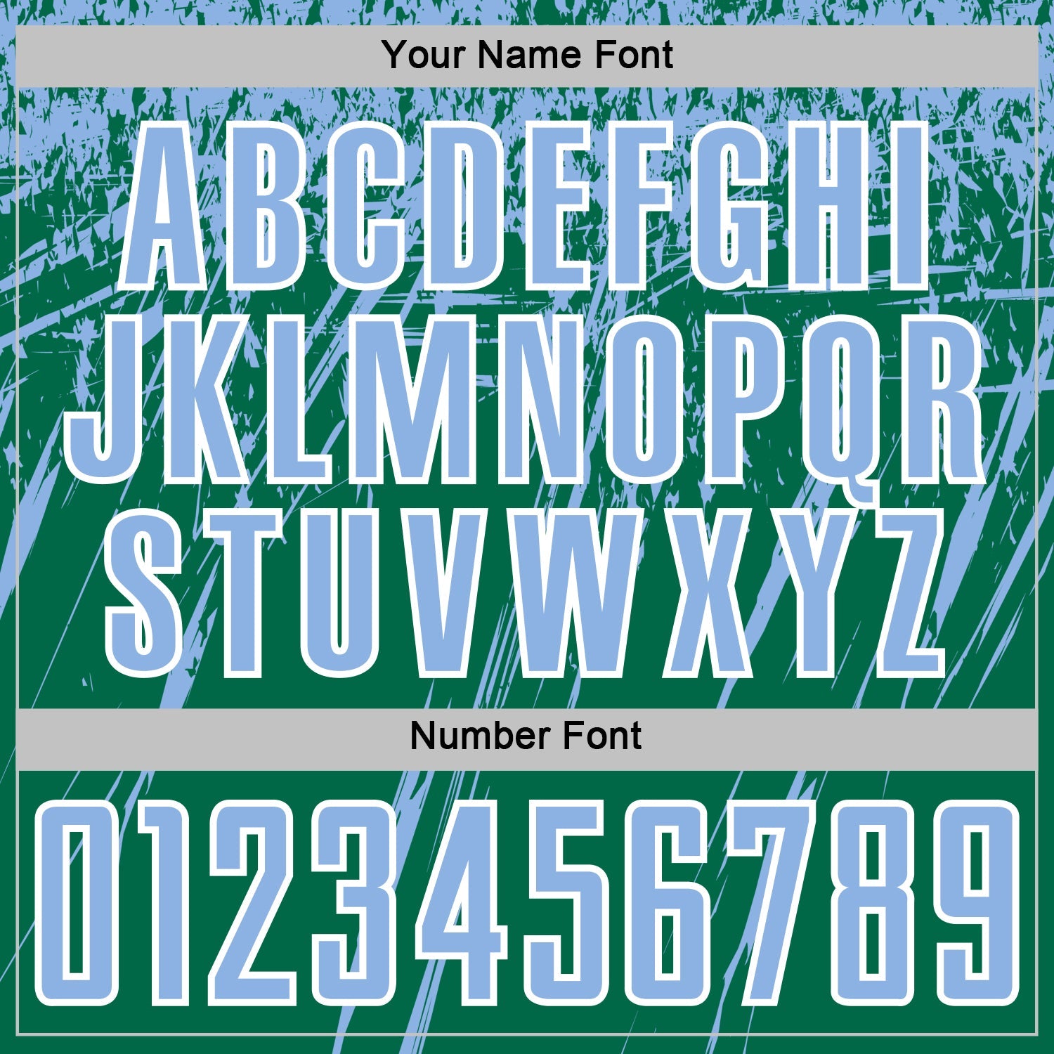 Custom Kelly Green Light Blue-White Splash Sports Sublimation Soccer Uniform Jersey