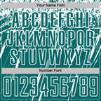 Custom Teal White Splash Sports Sublimation Soccer Uniform Jersey