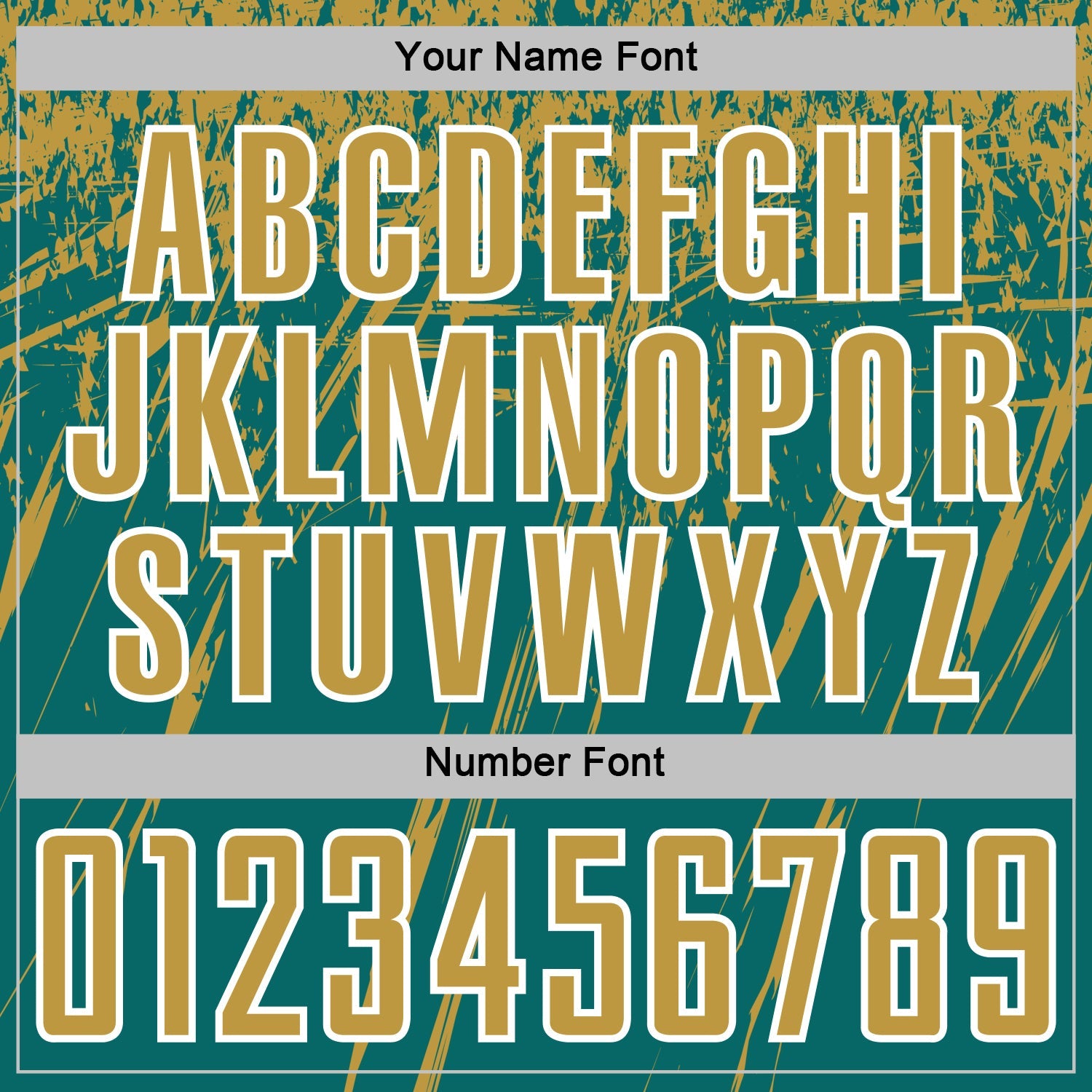 Custom Teal Old Gold-White Splash Sports Sublimation Soccer Uniform Jersey