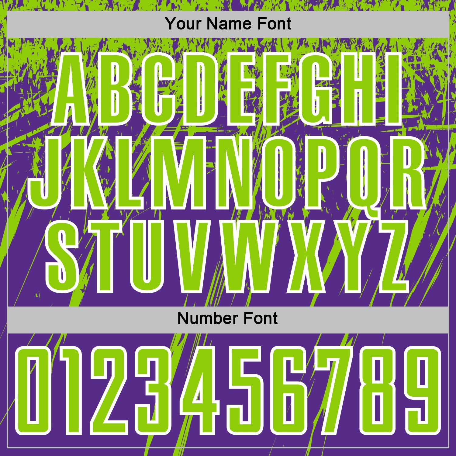 Custom Purple Neon Green-White Splash Sports Sublimation Soccer Uniform Jersey