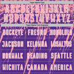 Custom Purple Medium Pink-White Splash Sports Sublimation Soccer Uniform Jersey