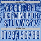 Custom Light Blue Royal-White Splash Sports Sublimation Soccer Uniform Jersey