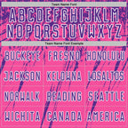 Custom Pink Purple-White Splash Sports Sublimation Soccer Uniform Jersey