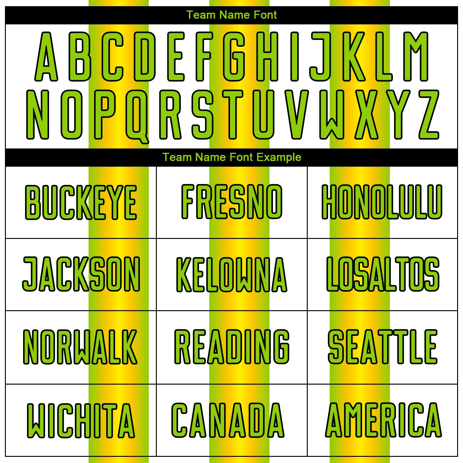 Custom White Neon Green Yellow-Black Stripes Sports Sublimation Soccer Uniform Jersey