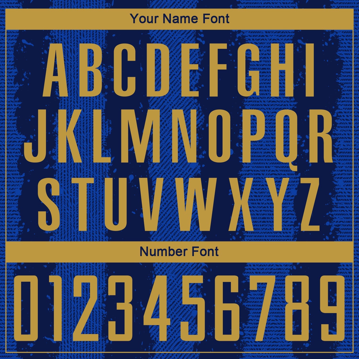 Custom Navy Old Gold-Thunder Blue Stripes Sports Sublimation Soccer Uniform Jersey