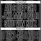 Custom Black Steel Gray-White Stripes Sports Sublimation Soccer Uniform Jersey