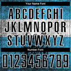 Custom Blue Black-White Argentina Patriotic Sports Sublimation Soccer Uniform Jersey