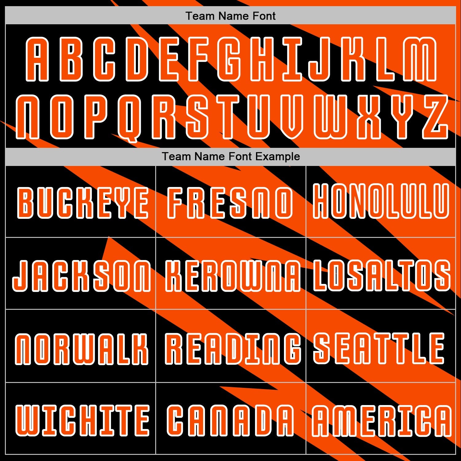 Custom Orange Black-White Abstract Line Sports Sublimation Soccer Uniform Jersey