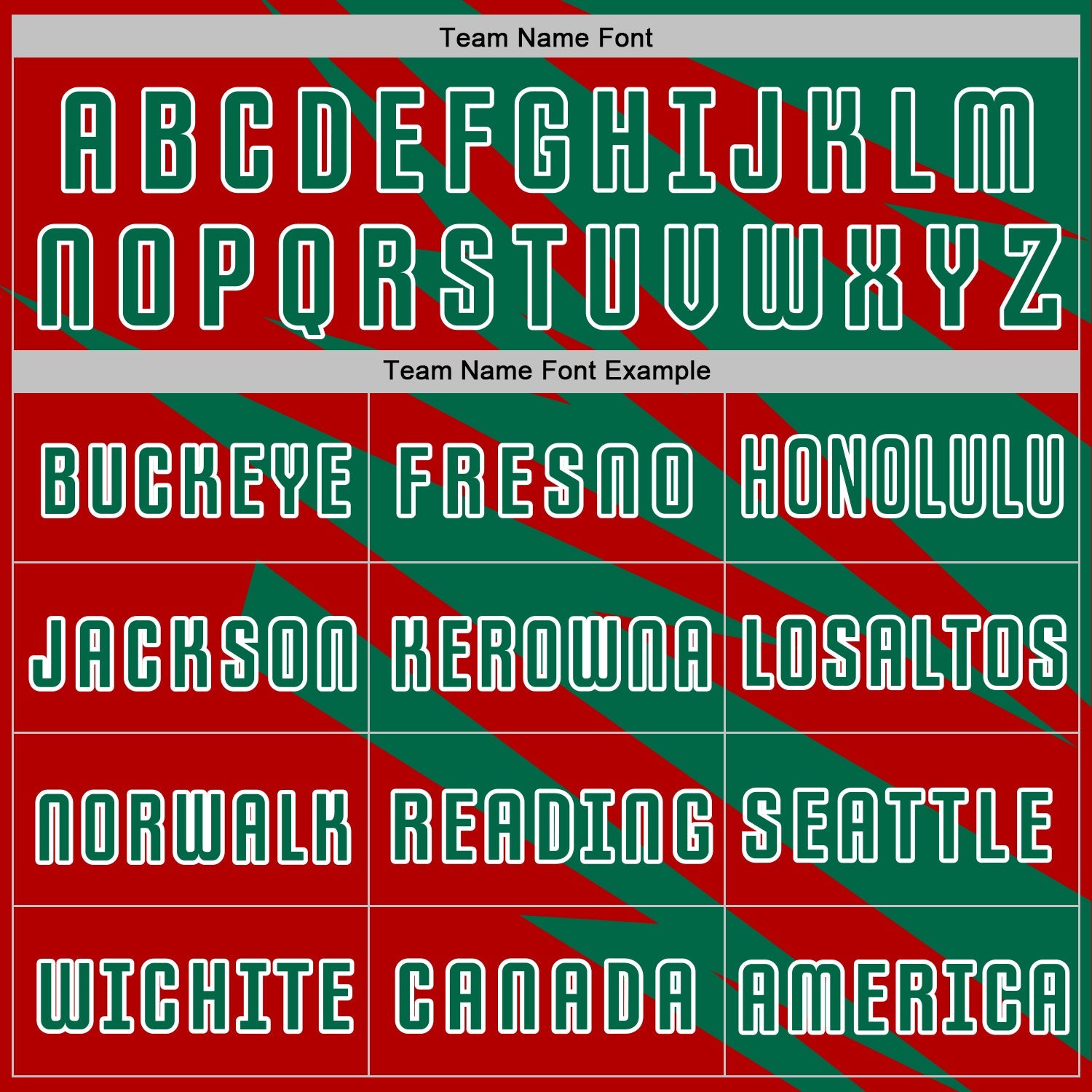 Custom Kelly Green Red-White Abstract Line Sports Sublimation Soccer Uniform Jersey