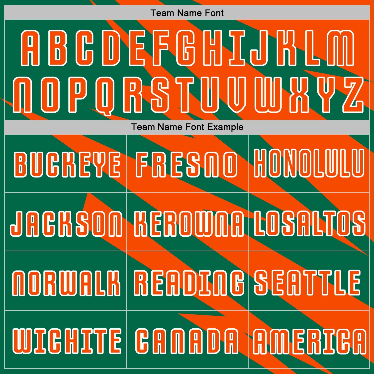 Custom Orange Kelly Green-White Abstract Line Sports Sublimation Soccer Uniform Jersey