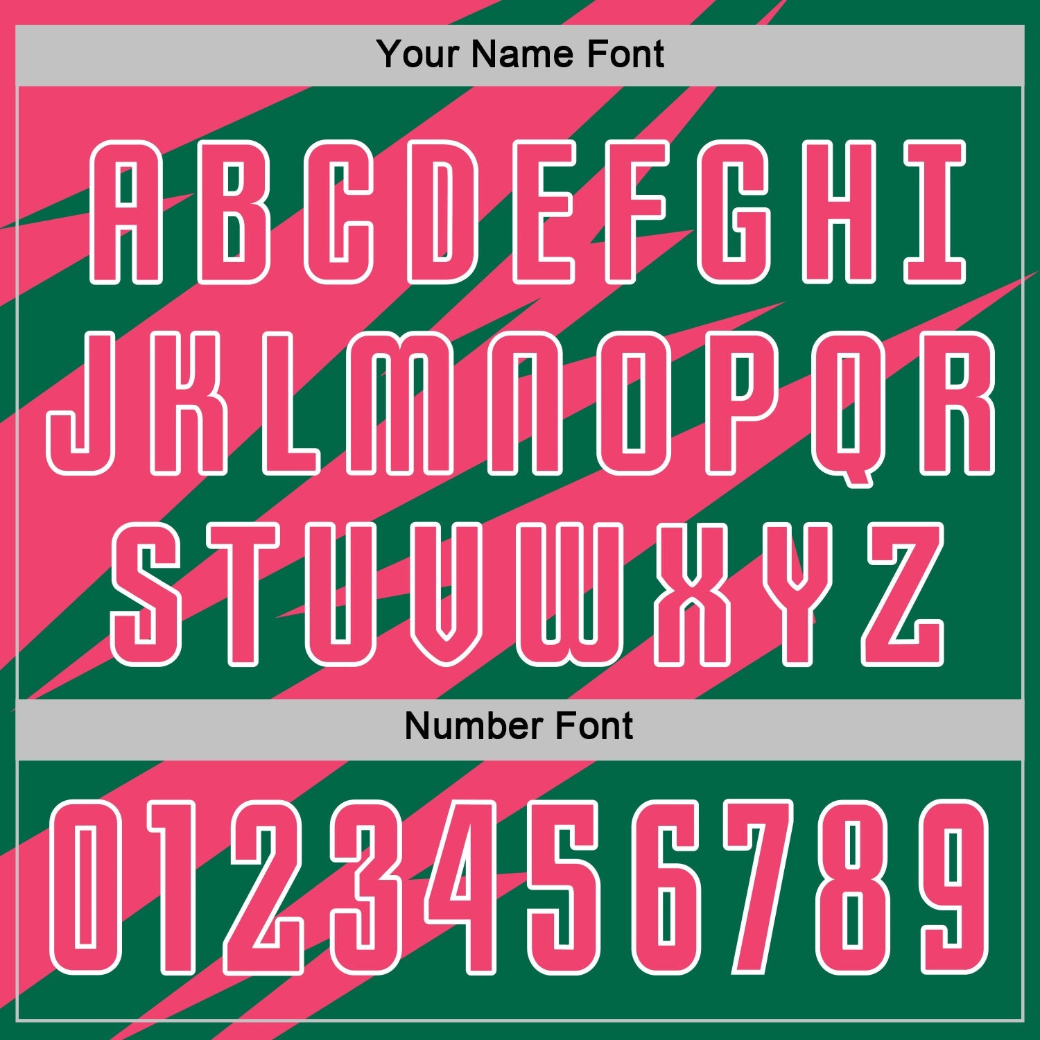 Custom Neon Pink Kelly Green-White Abstract Line Sports Sublimation Soccer Uniform Jersey