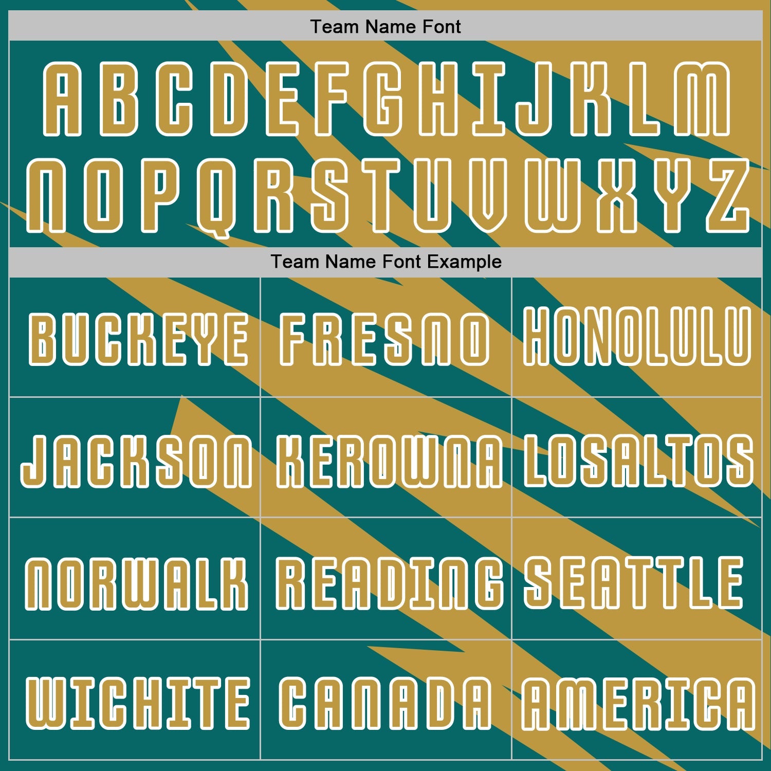 Custom Old Gold Teal-White Abstract Line Sports Sublimation Soccer Uniform Jersey