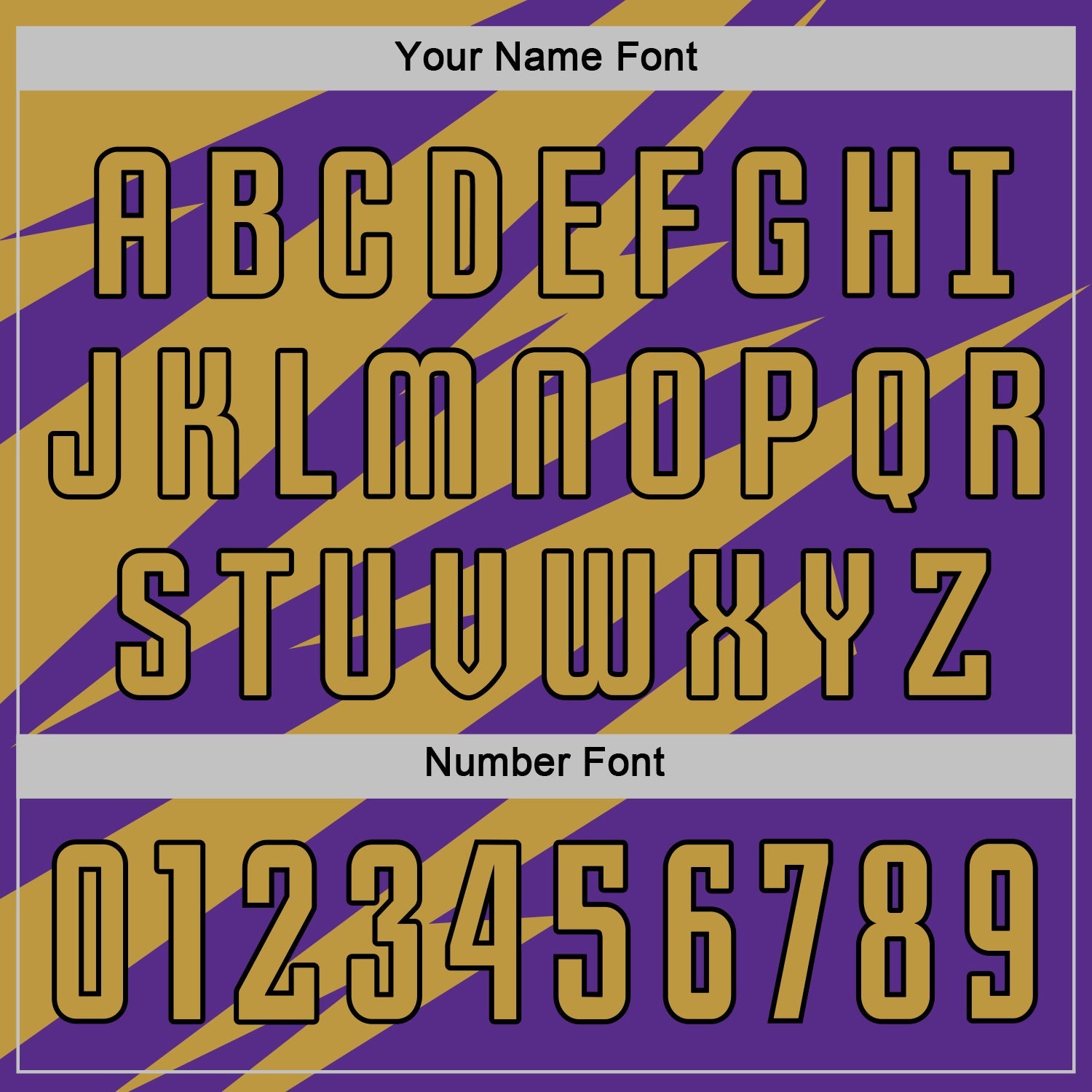 Custom Old Gold Purple-Black Abstract Line Sports Sublimation Soccer Uniform Jersey