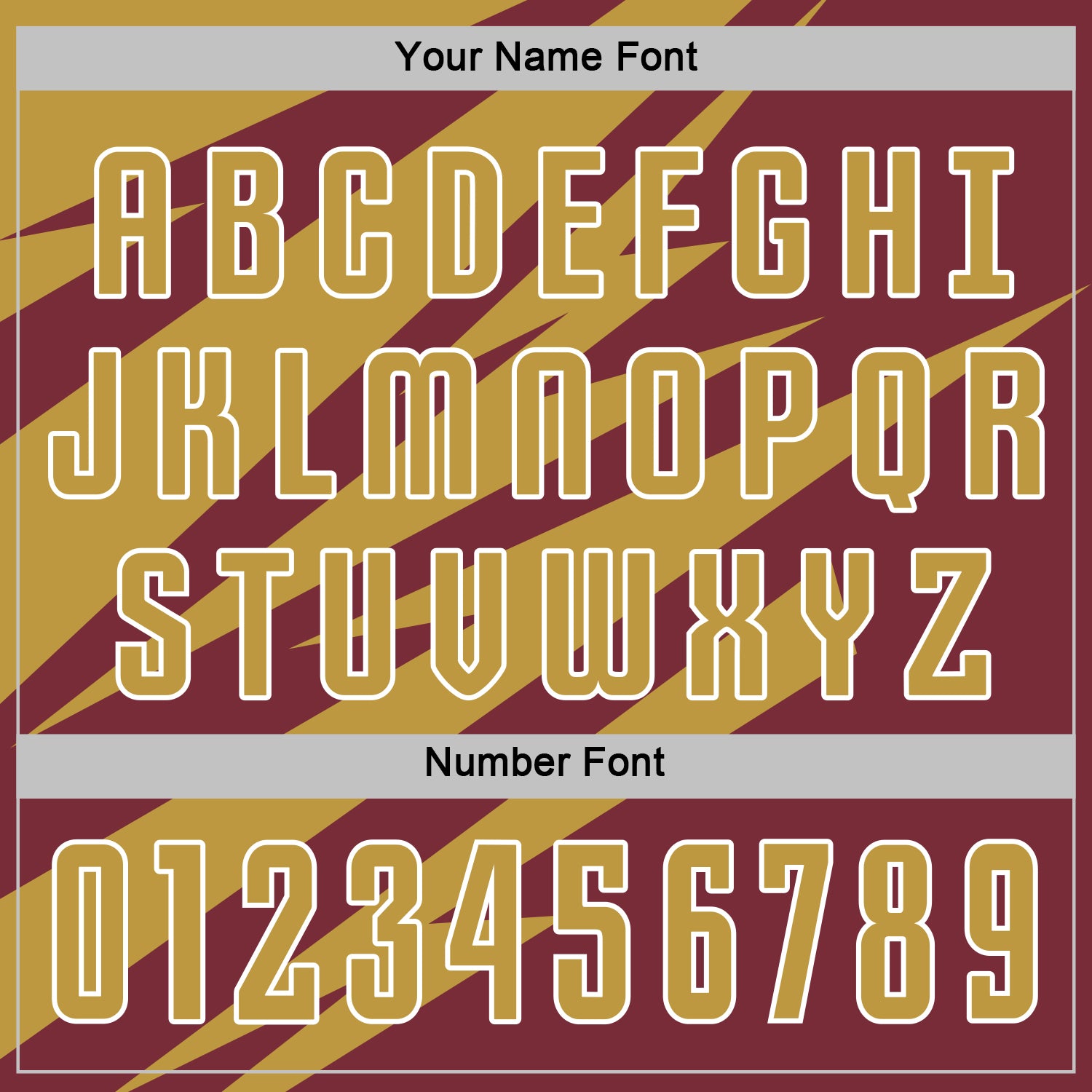 Custom Old Gold Burgundy-White Abstract Line Sports Sublimation Soccer Uniform Jersey