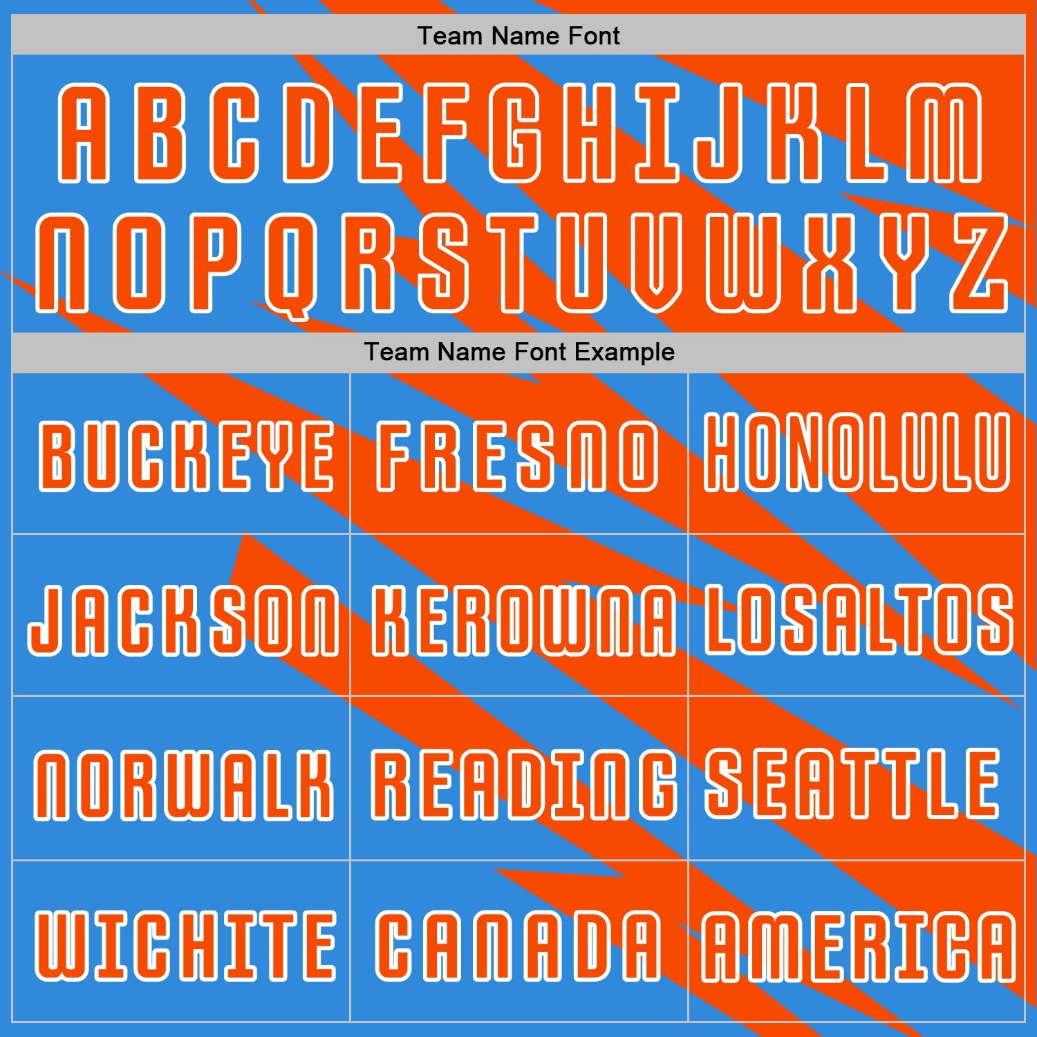 Custom Orange Powder Blue-White Abstract Line Sports Sublimation Soccer Uniform Jersey