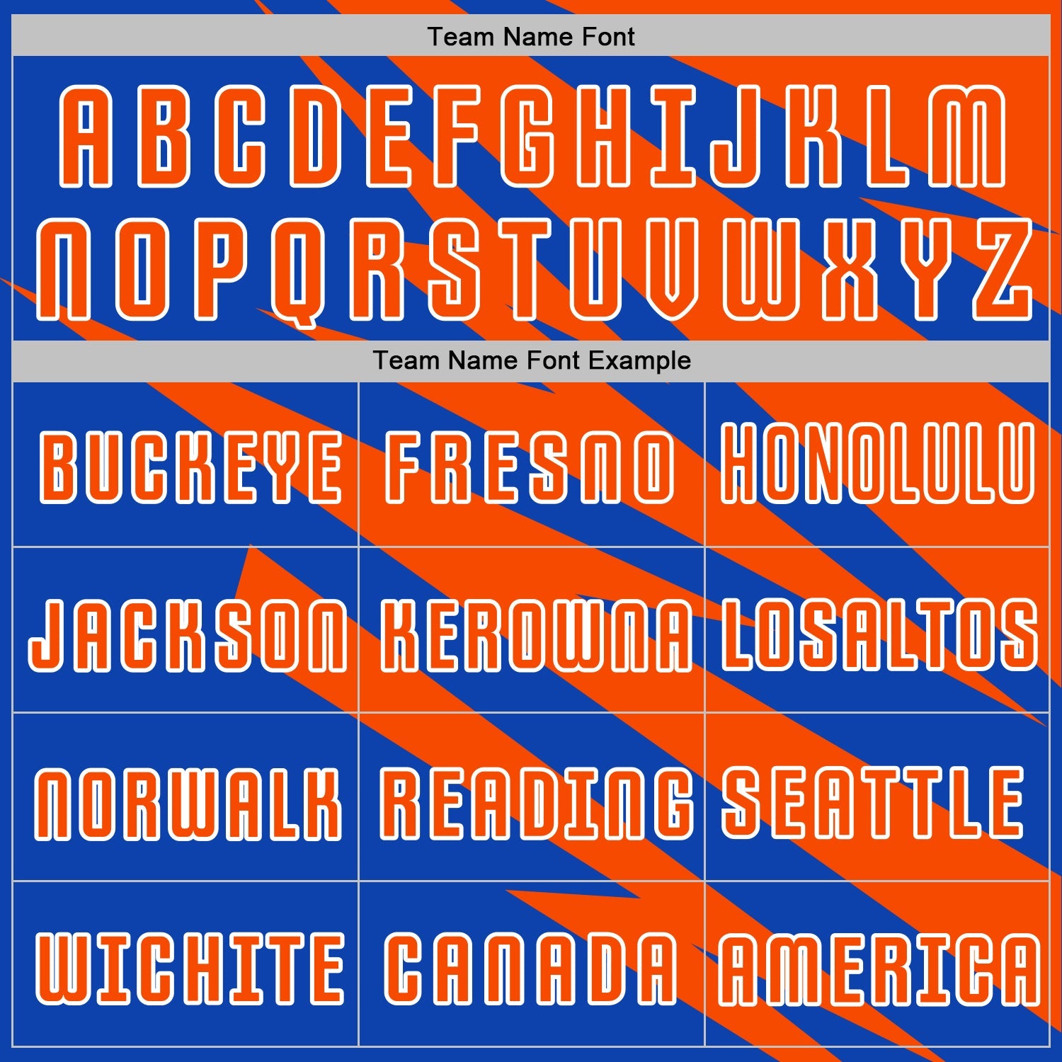 Custom Orange Thunder Blue-White Abstract Line Sports Sublimation Soccer Uniform Jersey