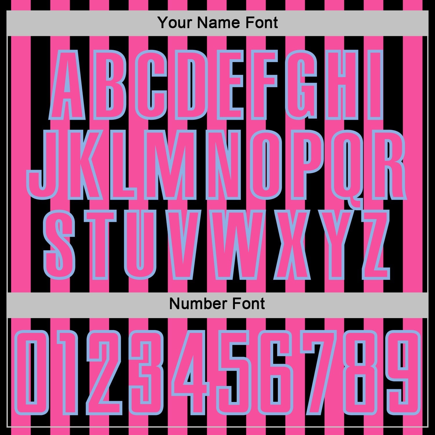 Custom Black Pink-Light Blue Stripe Sports Sublimation Soccer Uniform Jersey