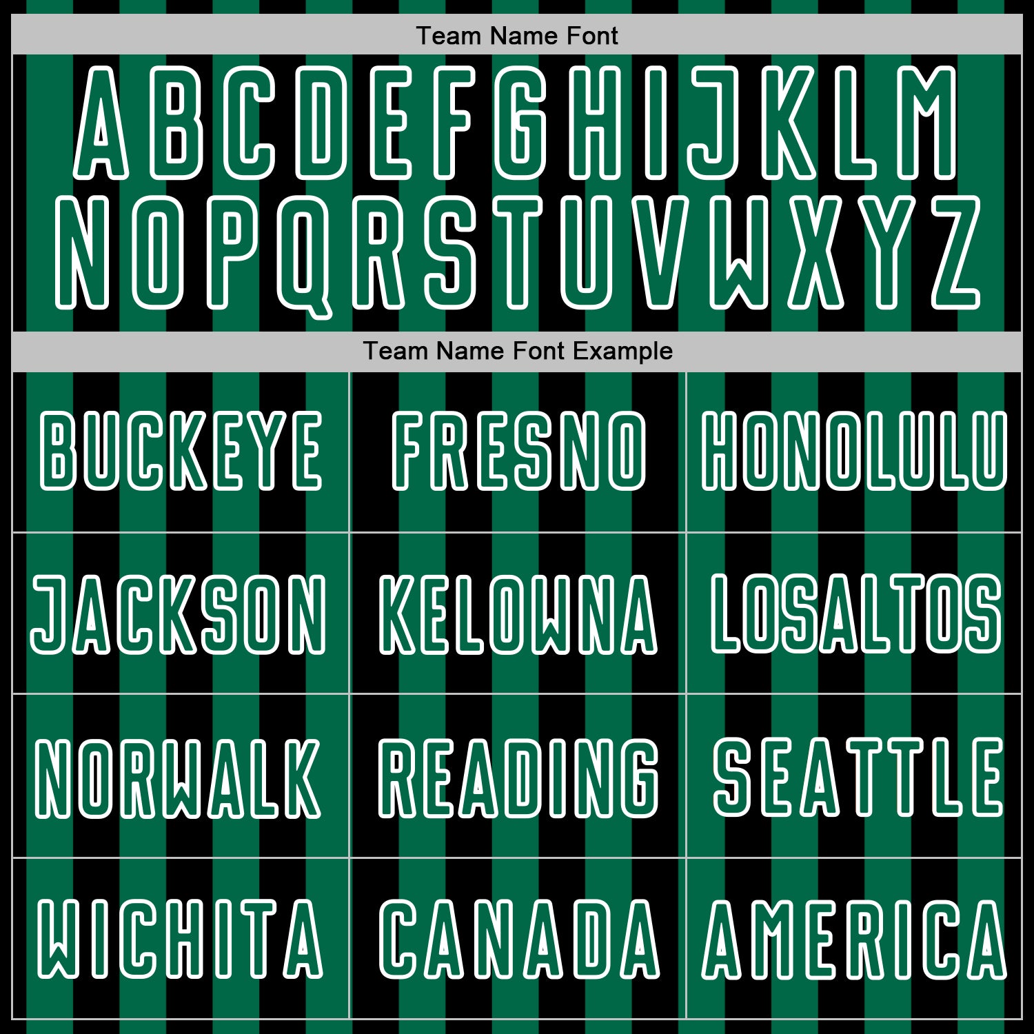 Custom Black Kelly Green-White Stripe Sports Sublimation Soccer Uniform Jersey