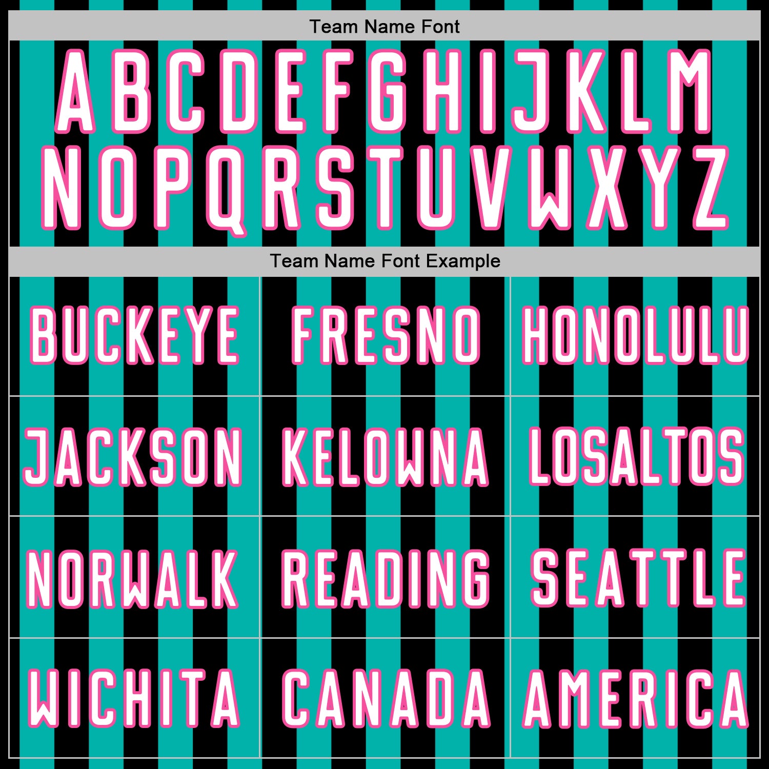 Custom Black White Aqua-Pink Stripe Sports Sublimation Soccer Uniform Jersey