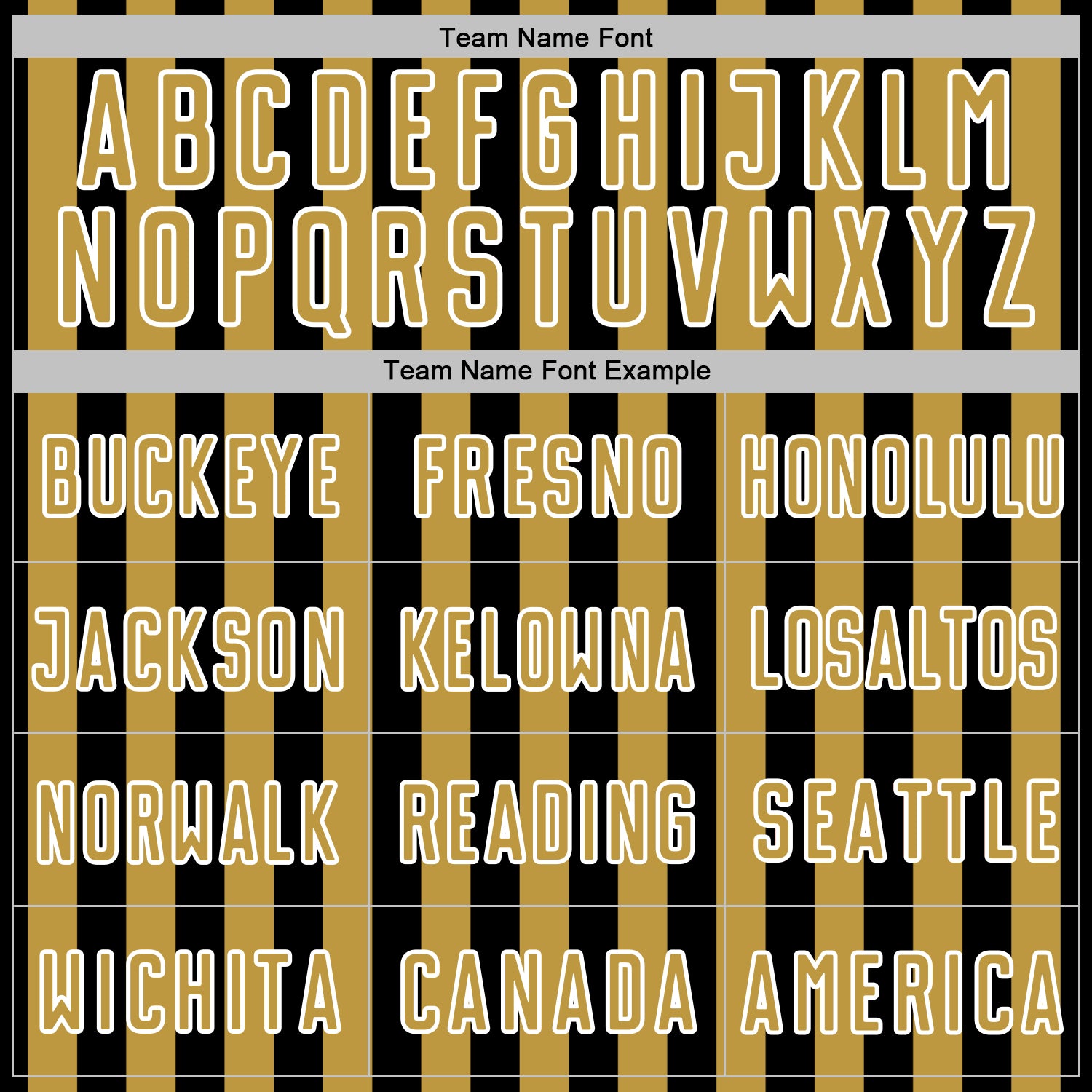 Custom Black Old Gold-White Stripe Sports Sublimation Soccer Uniform Jersey