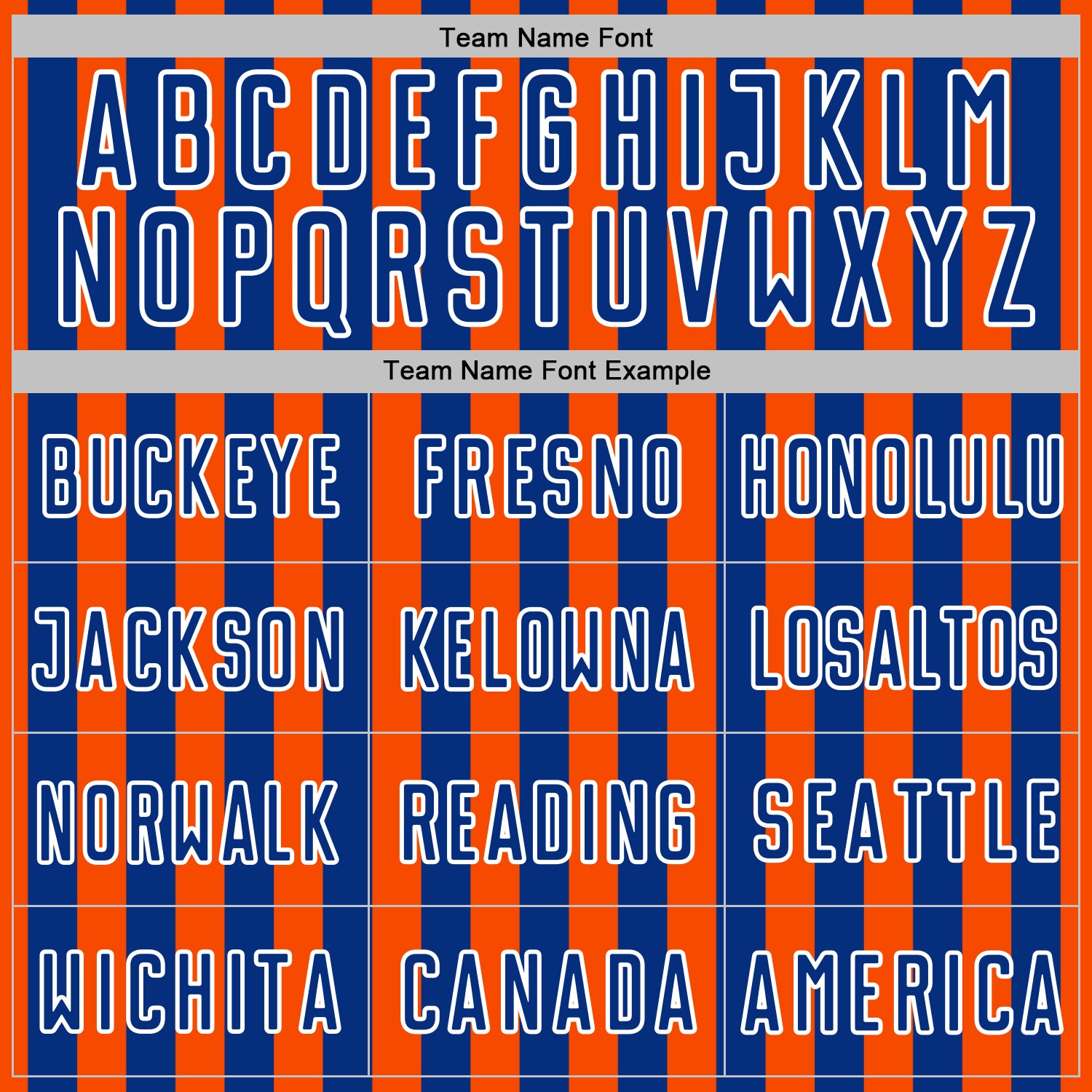 Custom Orange Royal-White Stripe Sports Sublimation Soccer Uniform Jersey