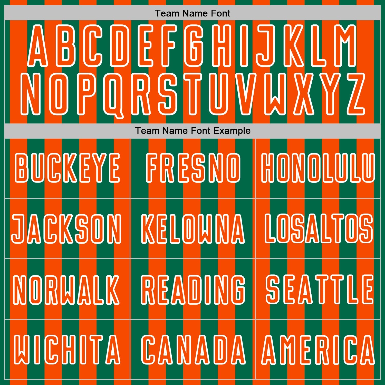 Custom Kelly Green Orange-White Stripe Sports Sublimation Soccer Uniform Jersey