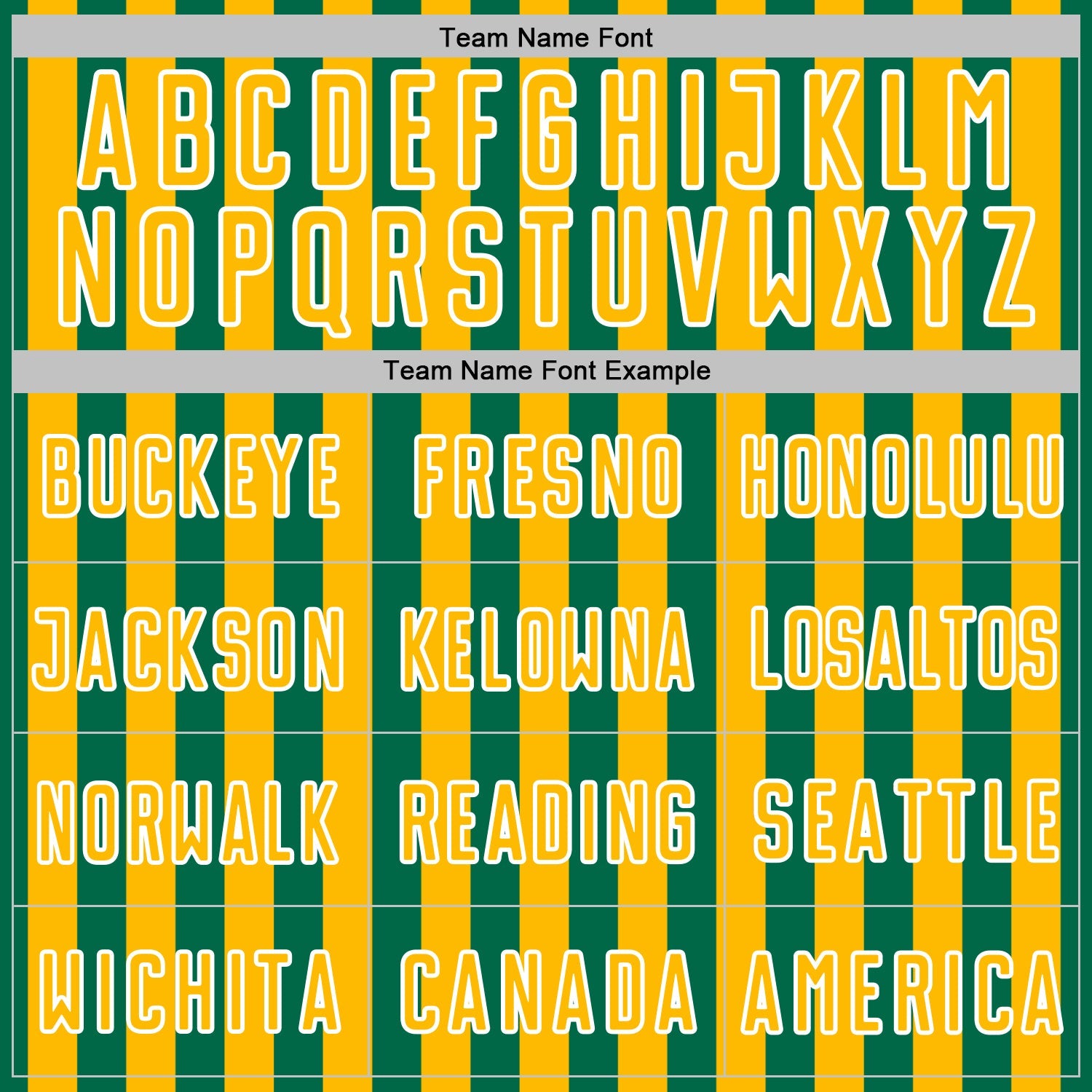 Custom Kelly Green Gold-White Stripe Sports Sublimation Soccer Uniform Jersey