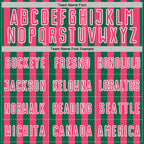 Custom Kelly Green Neon Pink-White Stripe Sports Sublimation Soccer Uniform Jersey