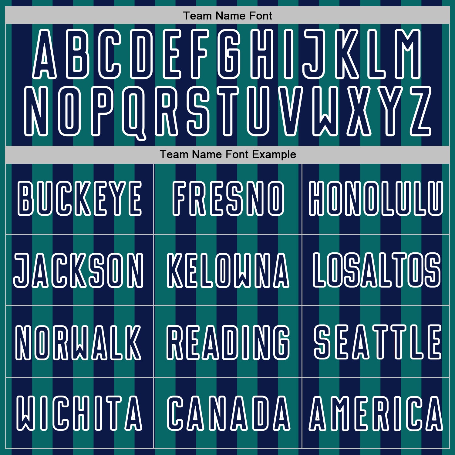 Custom Teal Navy-White Stripe Sports Sublimation Soccer Uniform Jersey