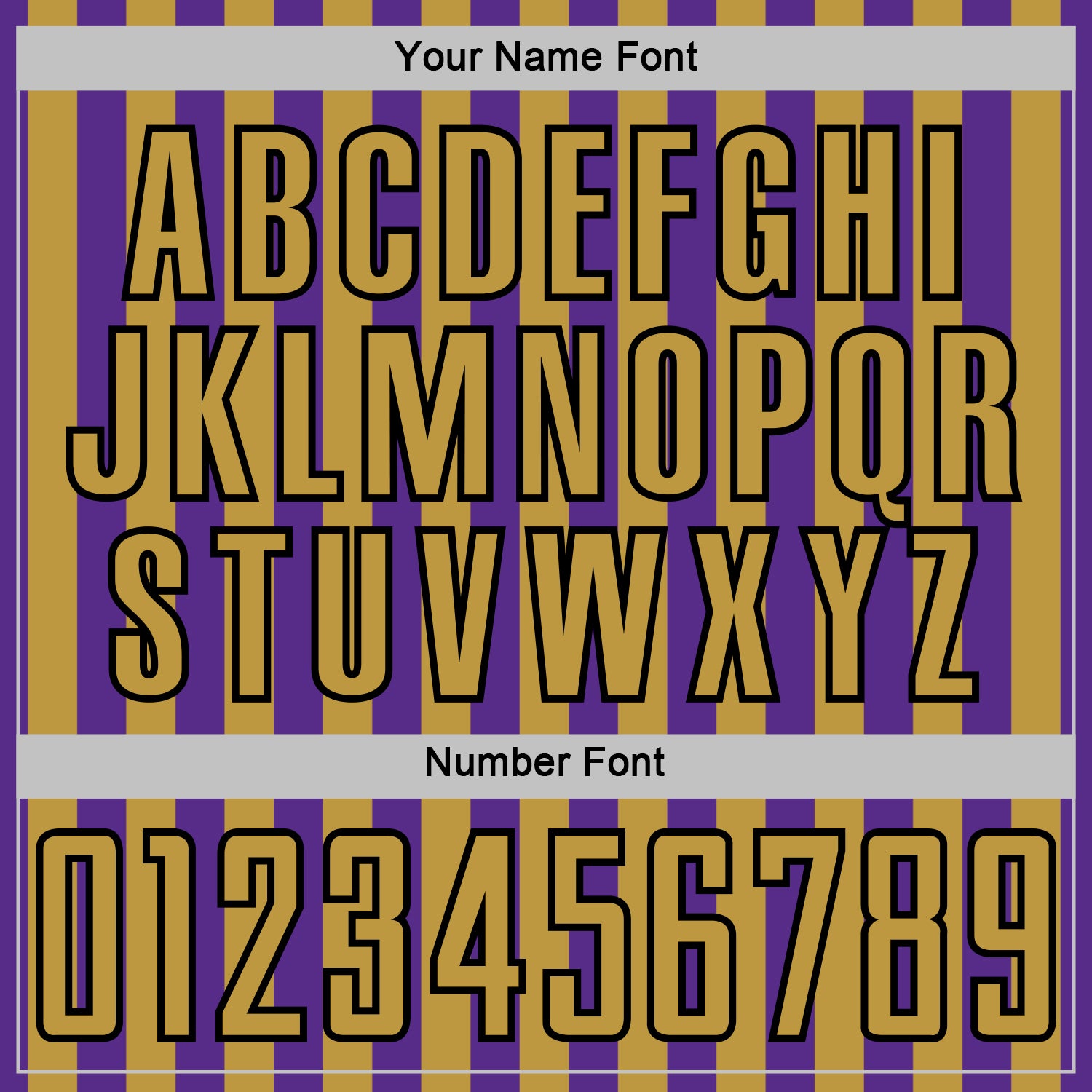 Custom Purple Old Gold-Black Stripe Sports Sublimation Soccer Uniform Jersey