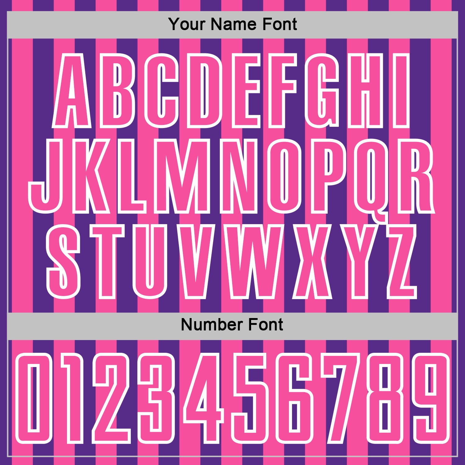 Custom Purple Pink-White Stripe Sports Sublimation Soccer Uniform Jersey