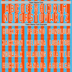 Custom Sky Blue Orange-White Stripe Sports Sublimation Soccer Uniform Jersey