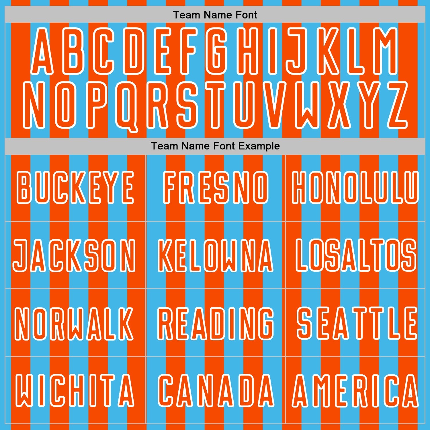 Custom Sky Blue Orange-White Stripe Sports Sublimation Soccer Uniform Jersey