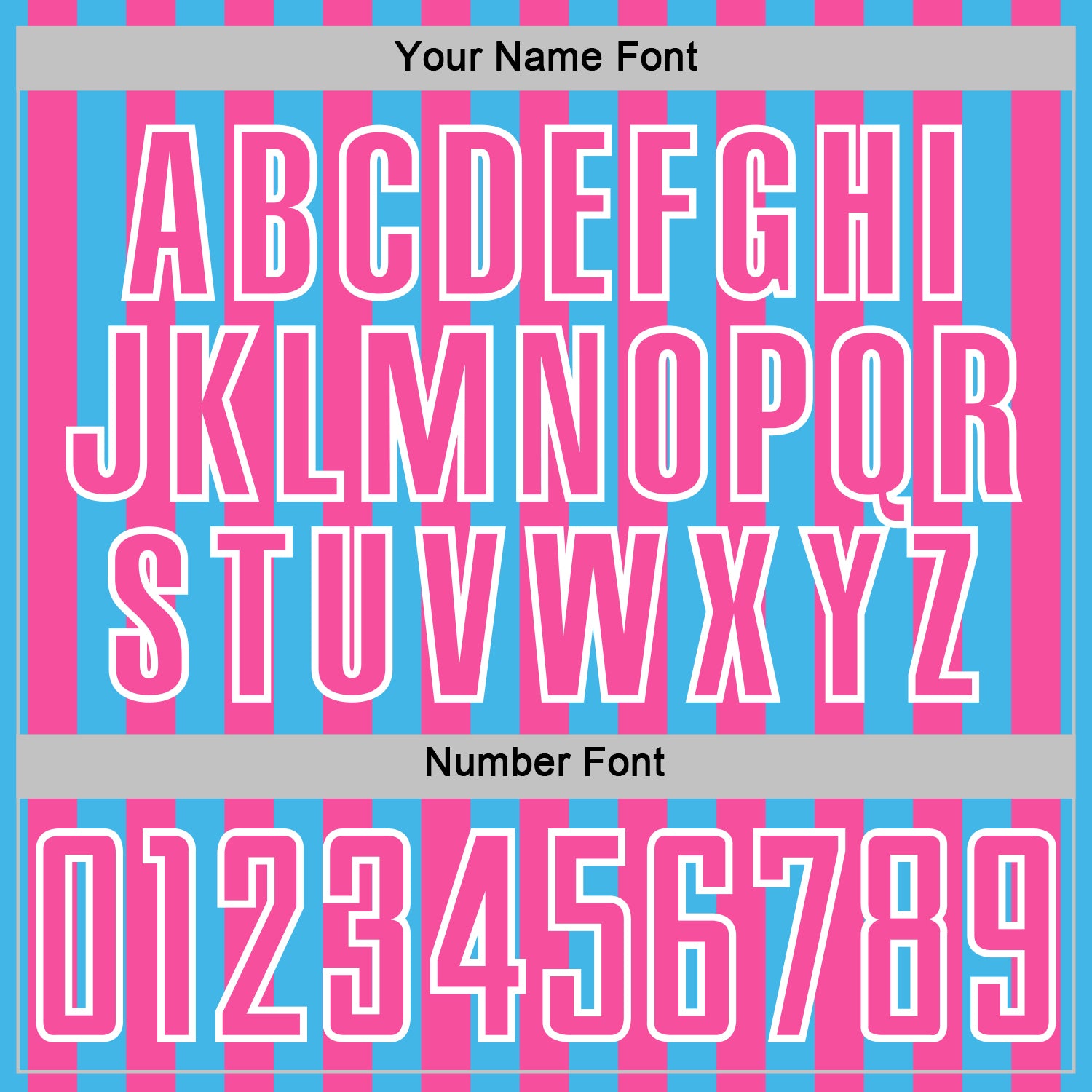 Custom Sky Blue Pink-White Stripe Sports Sublimation Soccer Uniform Jersey